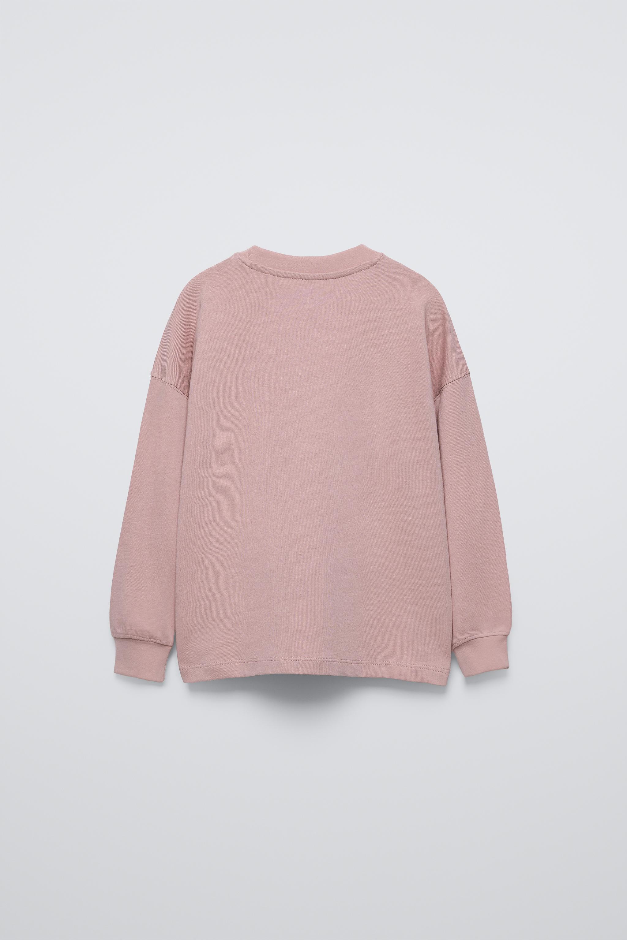 テキスト Tシャツ - ピンク | ZARA Japan / 日本