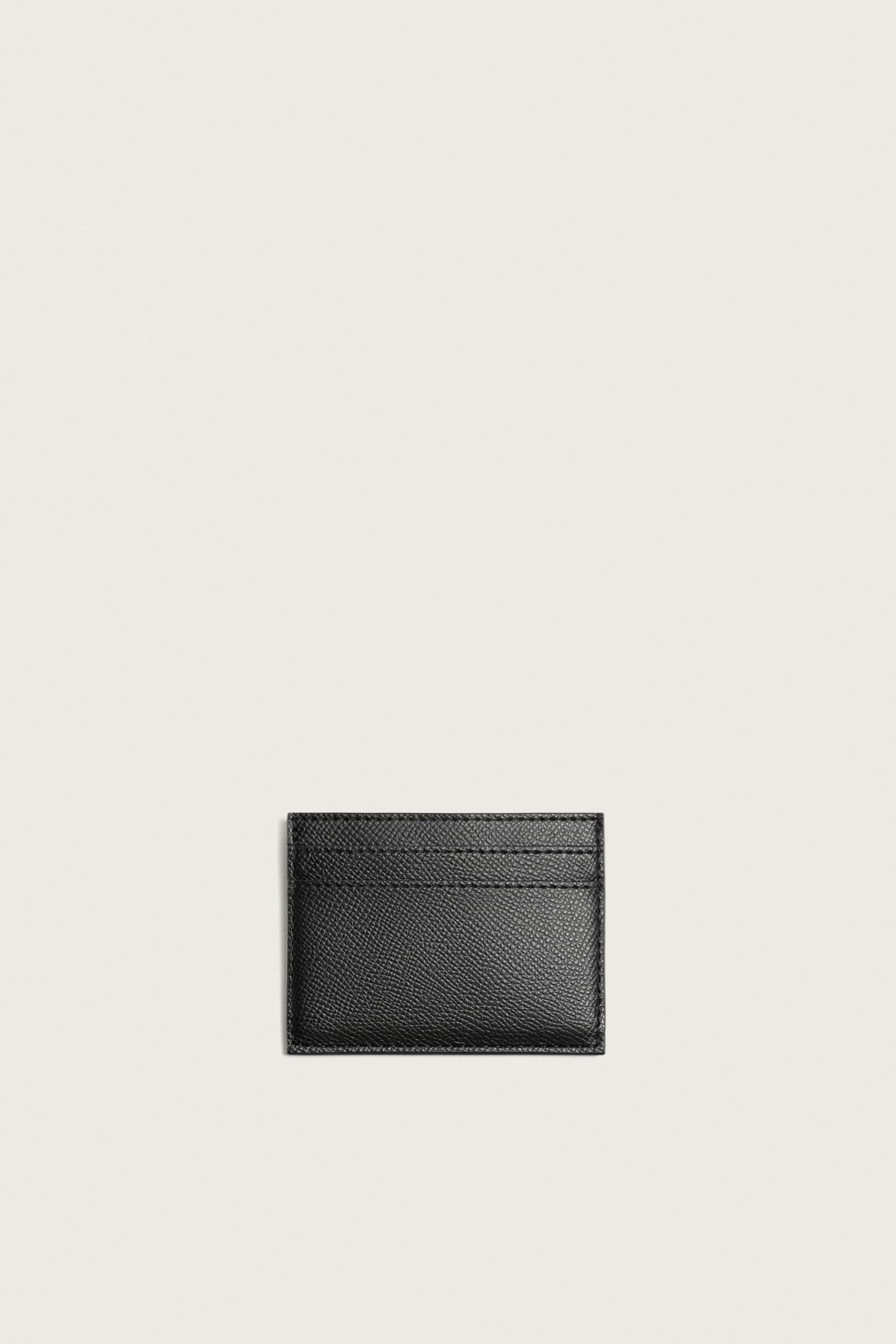 Zara TEXTURED CARD HOLDER