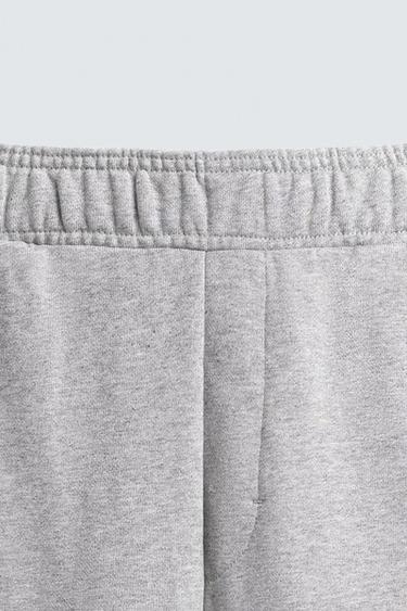 PANTALON JOGGER COUPE LARGE CHAMPION ® X ZARA - Gris chiné de Zara - Image 8