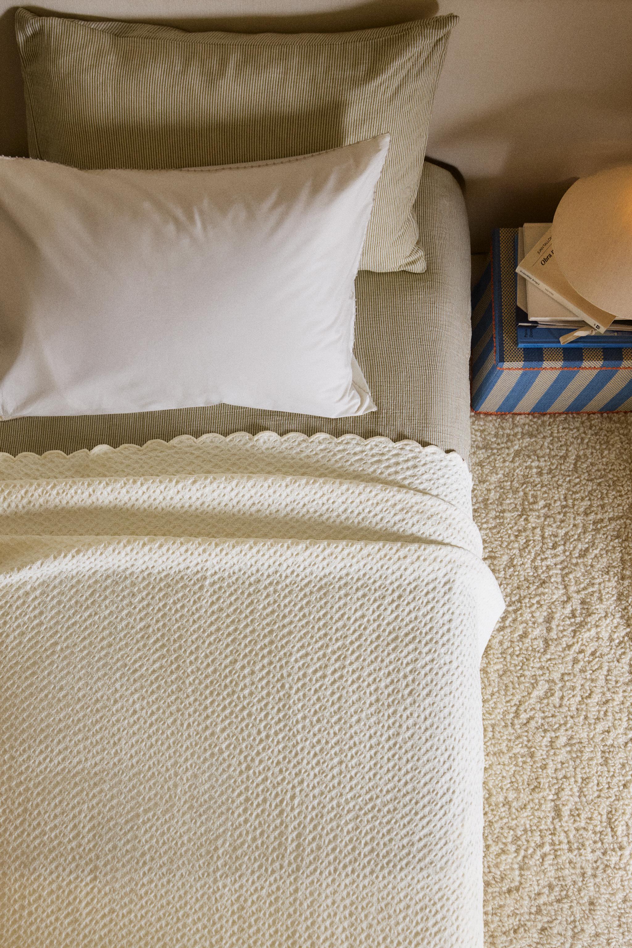 COUVERTURE DE LIT ENFANT MINI WAFFLE