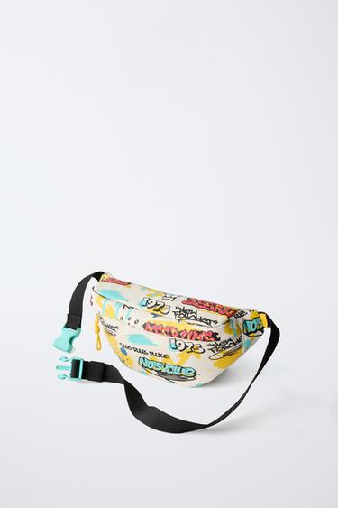 GRAFFITI BELT BAG - White by Zara - Image 1