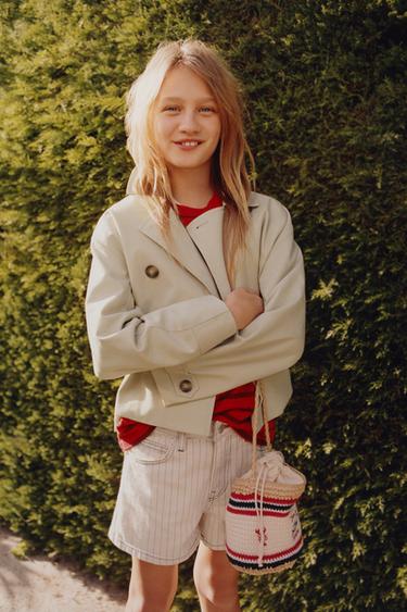 SHORT TRENCH COAT - Beige by Zara