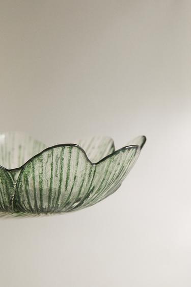 CLOVER GLASS BOWL - Green by Zara - Image 3