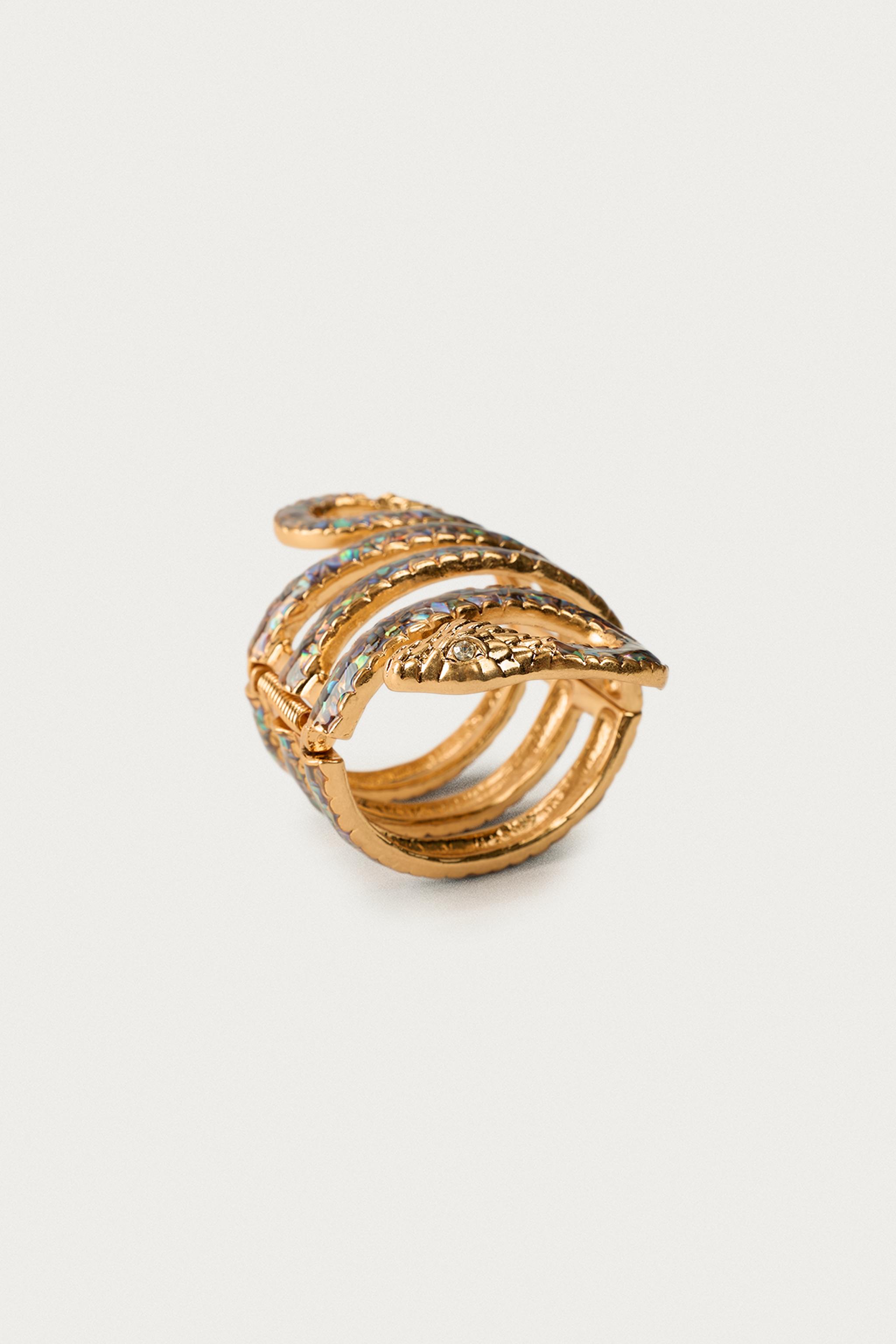 MARISA BERENSON X ZARA YILAN DESENLİ METAL BİLEKLİK - Görsel 3