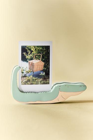 CHILDREN'S CROCODILE PHOTO STAND - Green by Zara - Image 5