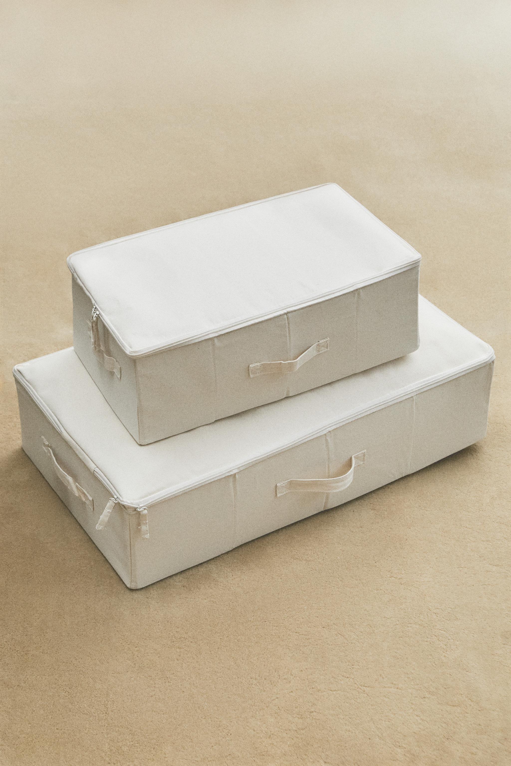 FOLDABLE STORAGE BOX WITH LID