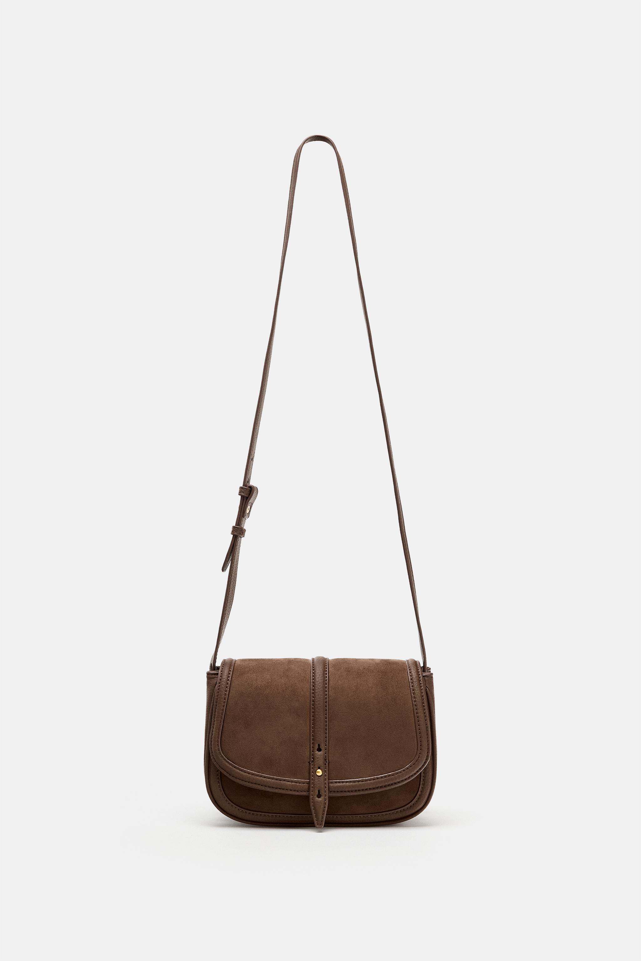 CROSSBODY BAG - Brown | ZARA New Zealand