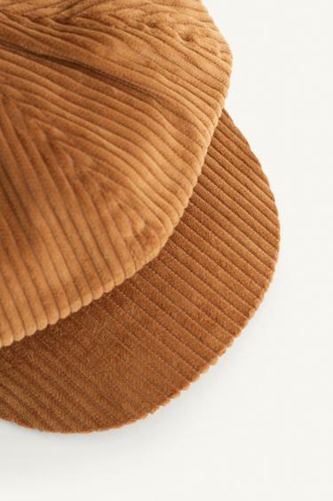CORDUROY BERET WITH WOOL - LIMITED EDITION - Mid-camel by Zara - Image 5