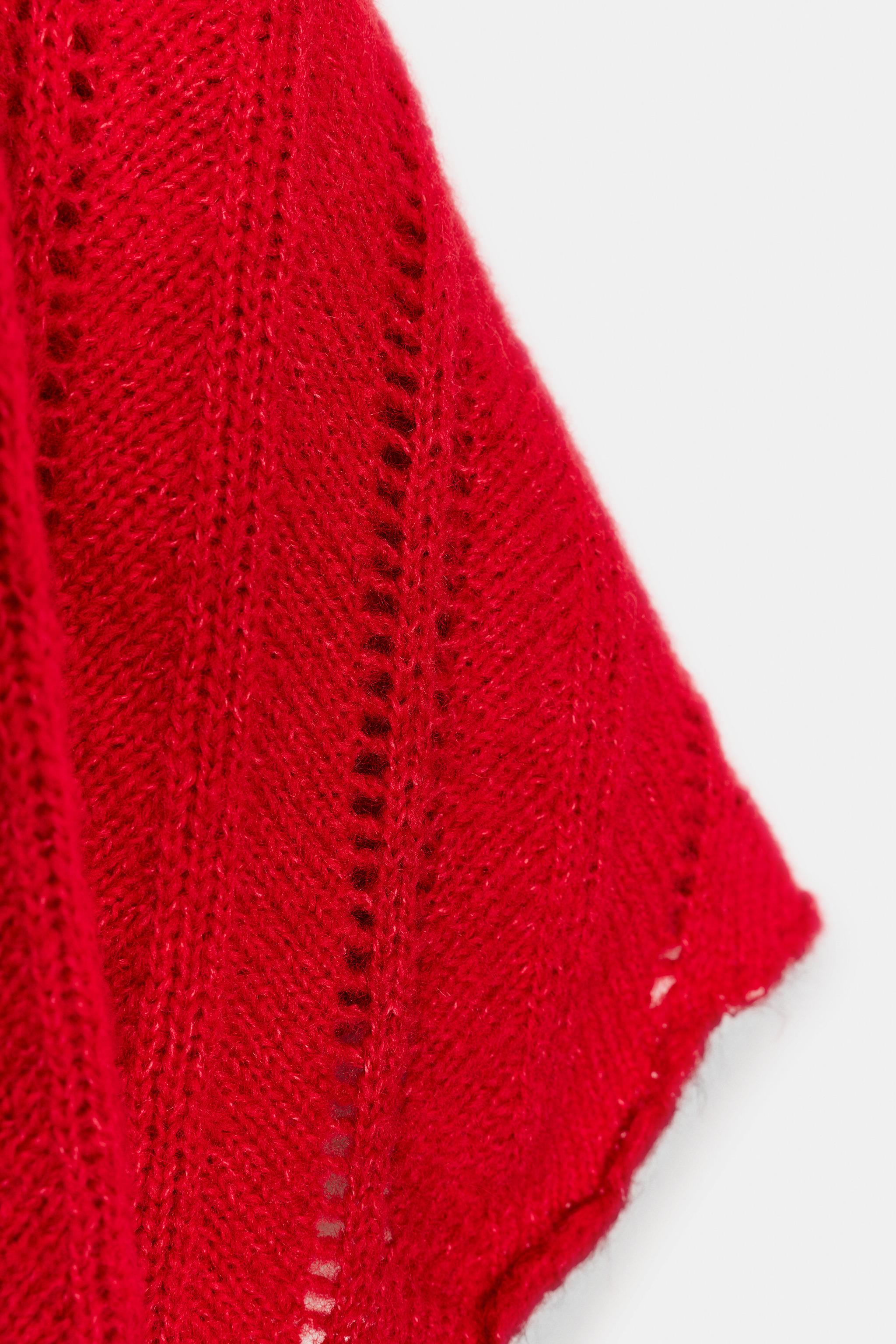 TRIANGULAR OPENWORK SHAWL