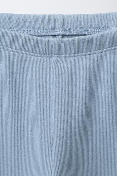 2-6 YEARS/ CONTRAST RIBBED PYJAMAS - Blue by Zara - Image 6