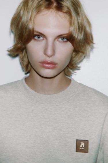 SWEAT ÉTIQUETTE AVANT - Beige de Zara - Image 2