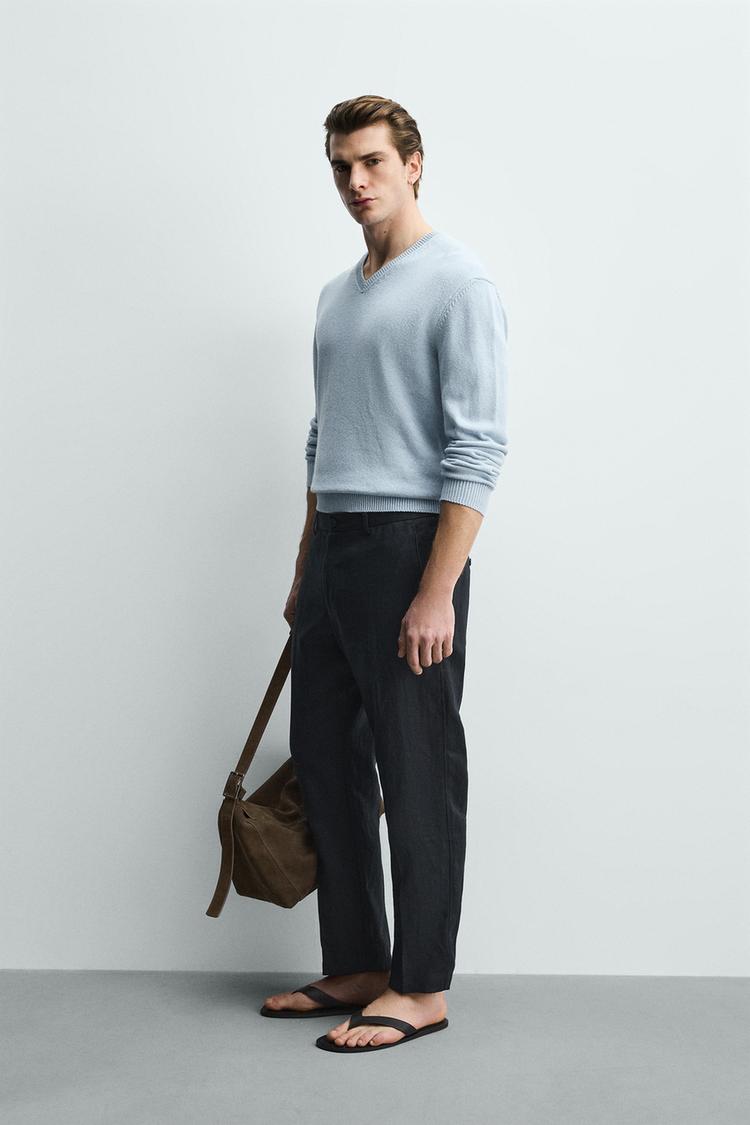 PANTALÓN REGULAR FIT 100% LINO 4