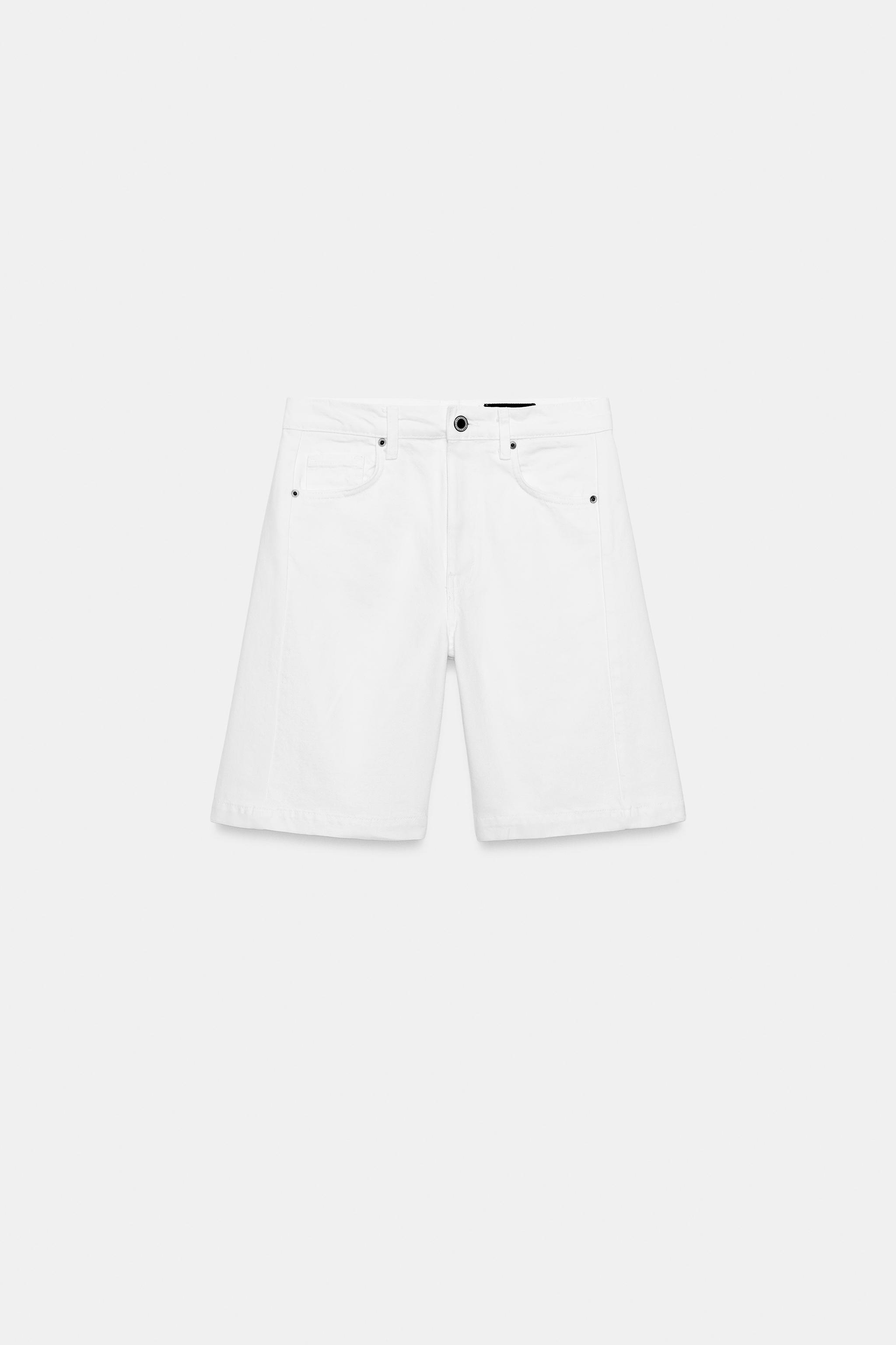 BERMUDA EN JEAN RELAXED TAILLE NORMALE ZW COLLECTION