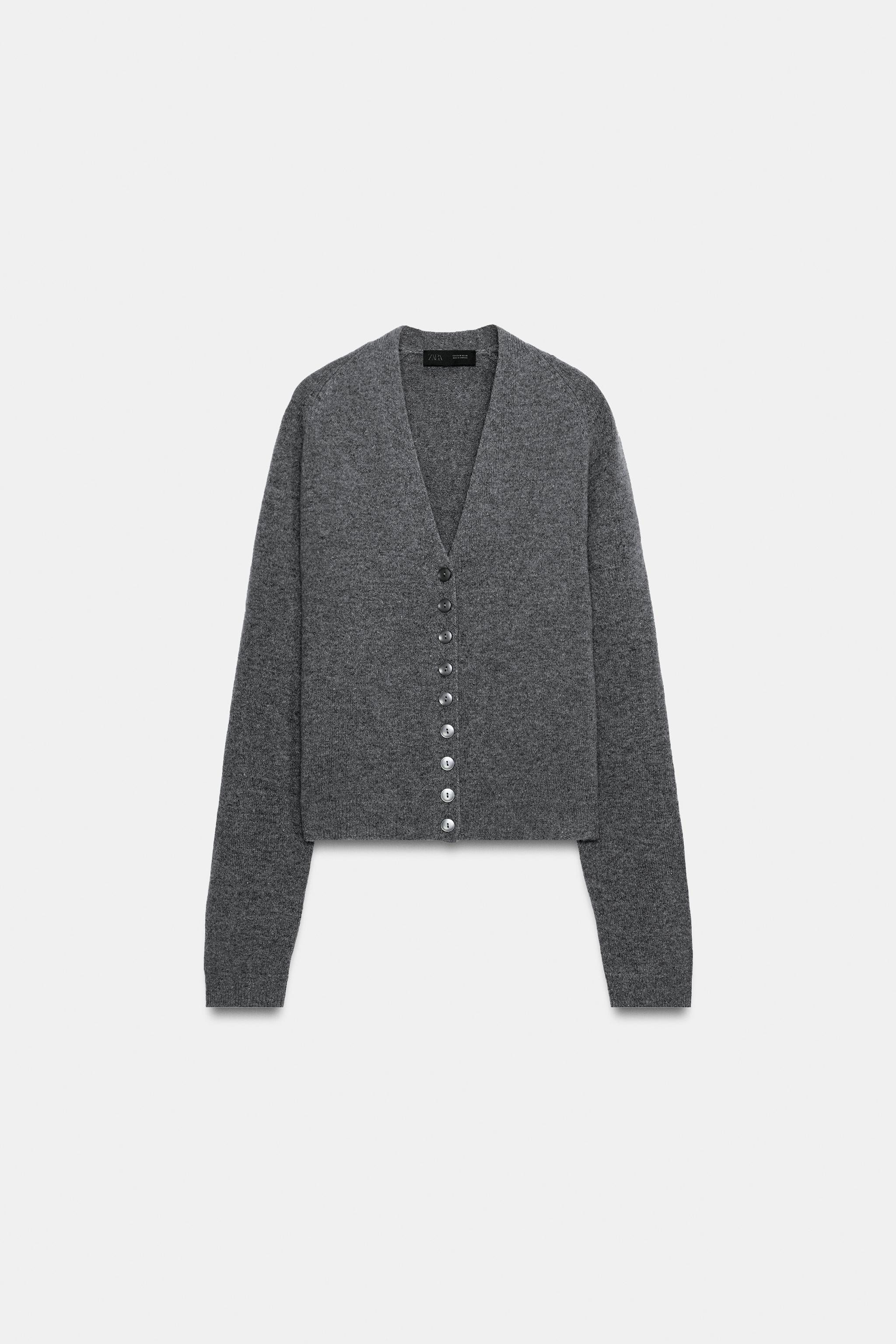 GILET 100 % LAINE COL EN V