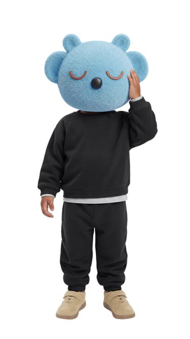 طقم سويت شيرت وبنطلون رياضي بيزك - رصاصي داكن الخاص بـ Zara