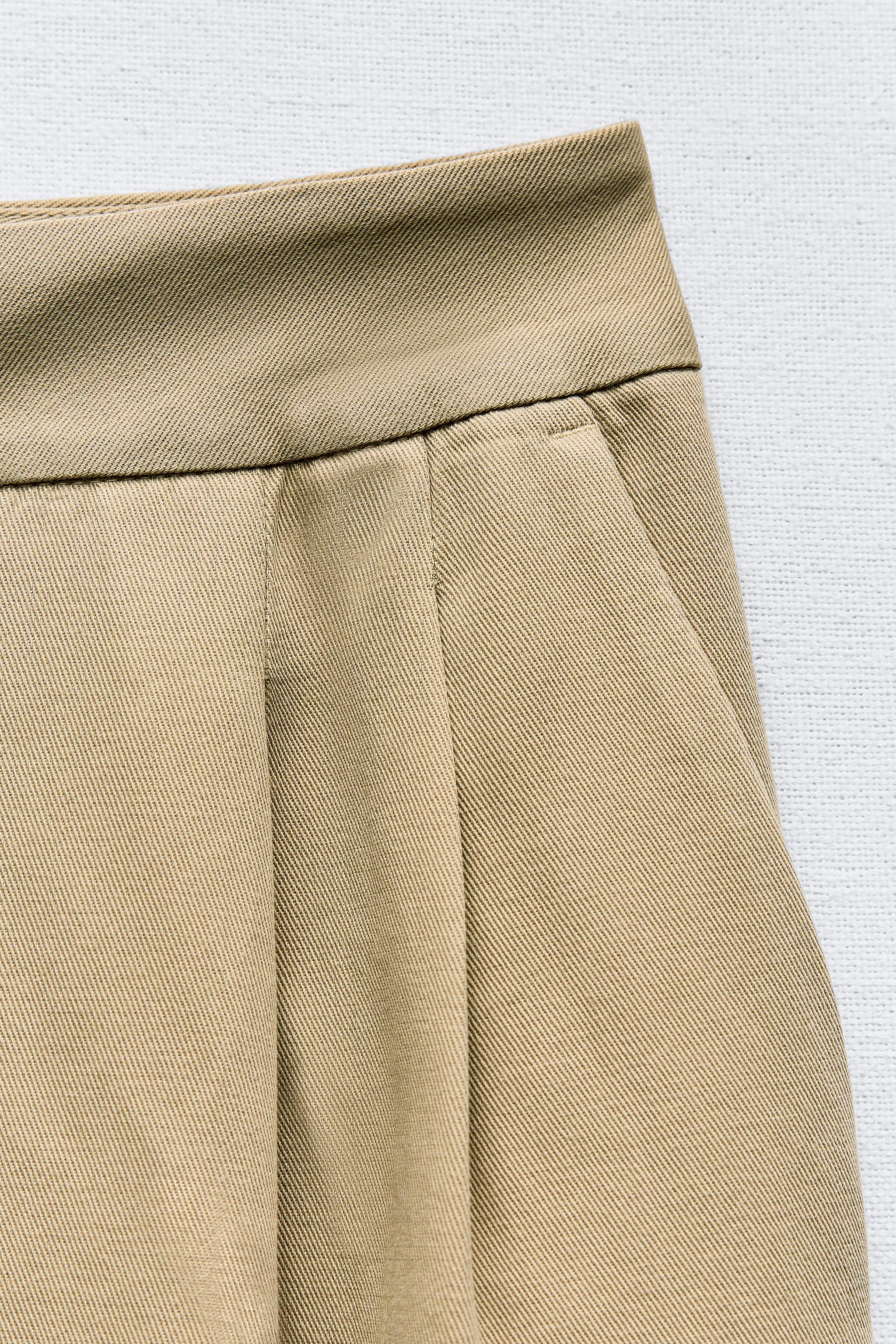 ELASTIC WAISTBAND CHINOS - Sand