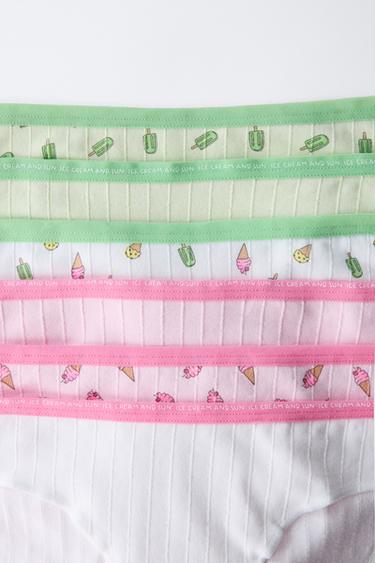 6-14 ANS/ LOT DE SIX CULOTTES GLACES - Multicolore de Zara - Image 1