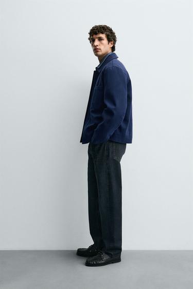 LYOCELL - COTTON QUILTED JACKET - Bluish by Zara - Image 3