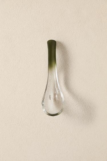 OMBRÉ GLASS SOUP SPOON - Green by Zara