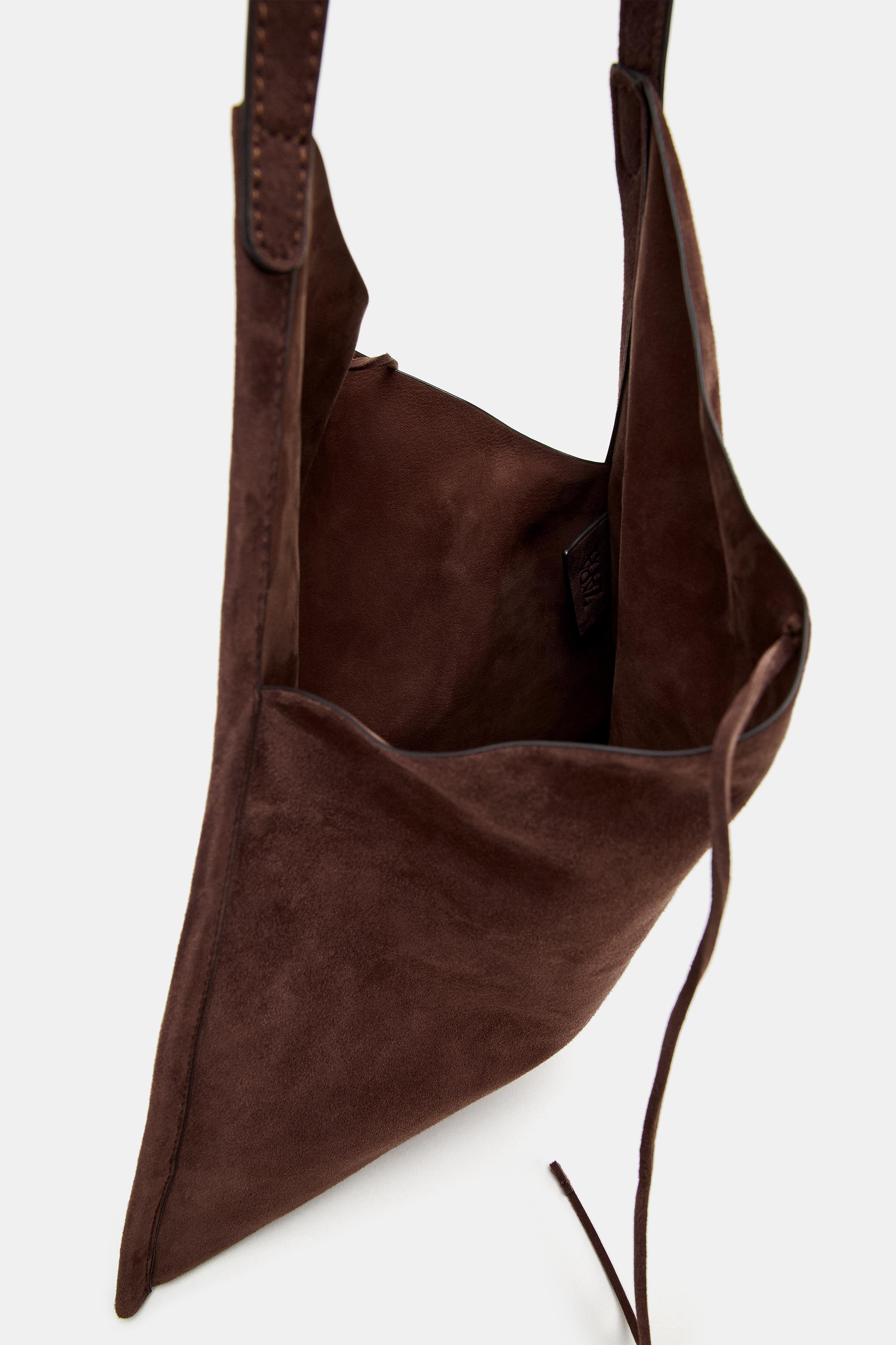 SAC PLAT EN CUIR À NOEUD