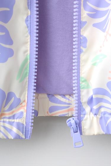 LILO & STITCH © DISNEY WATER-REPELLENT HOODED RAINCOAT - Light lilac by Zara - Image 3