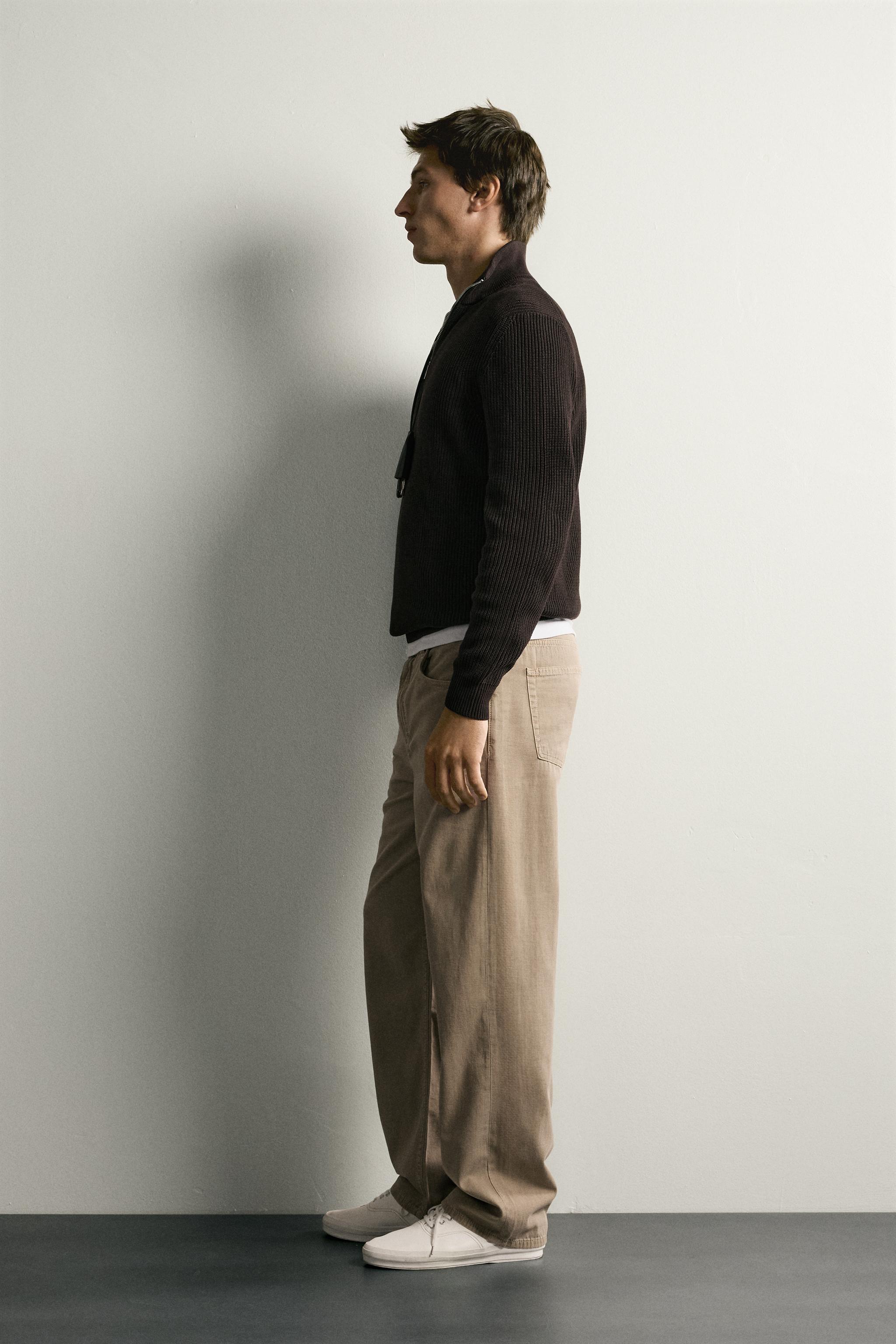 PURL KNIT QUARTER-ZIP JUMPER