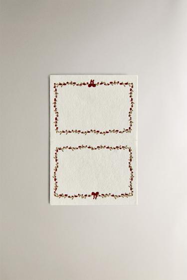 SADA VÁNOČNÍCH JMENOVEK NA STŮL (SADA 10 KS) - Vícebarevné od Zara - Obrázek 0