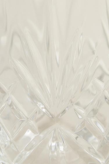 CRYSTALLINE TUMBLER WITH RAISED DESIGN - 990 by Zara - Image 4