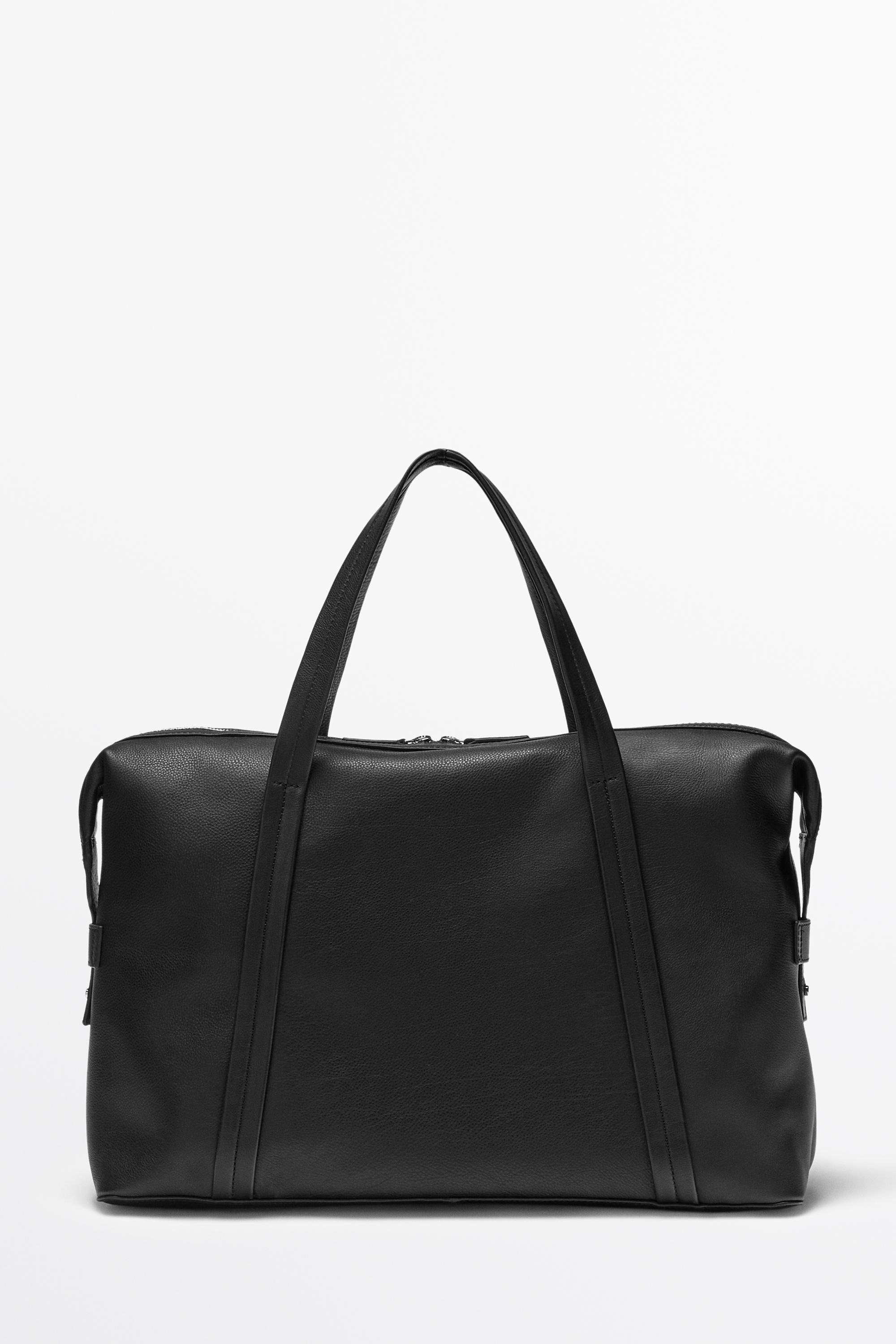 Nappa leather carry-on bag - Black | ZARA United States