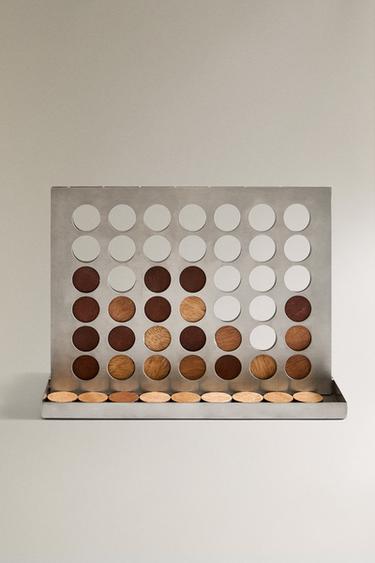 NOUGHTS AND CROSSES (4-IN-A-ROW) GAME - Light beige by Zara - Image 0