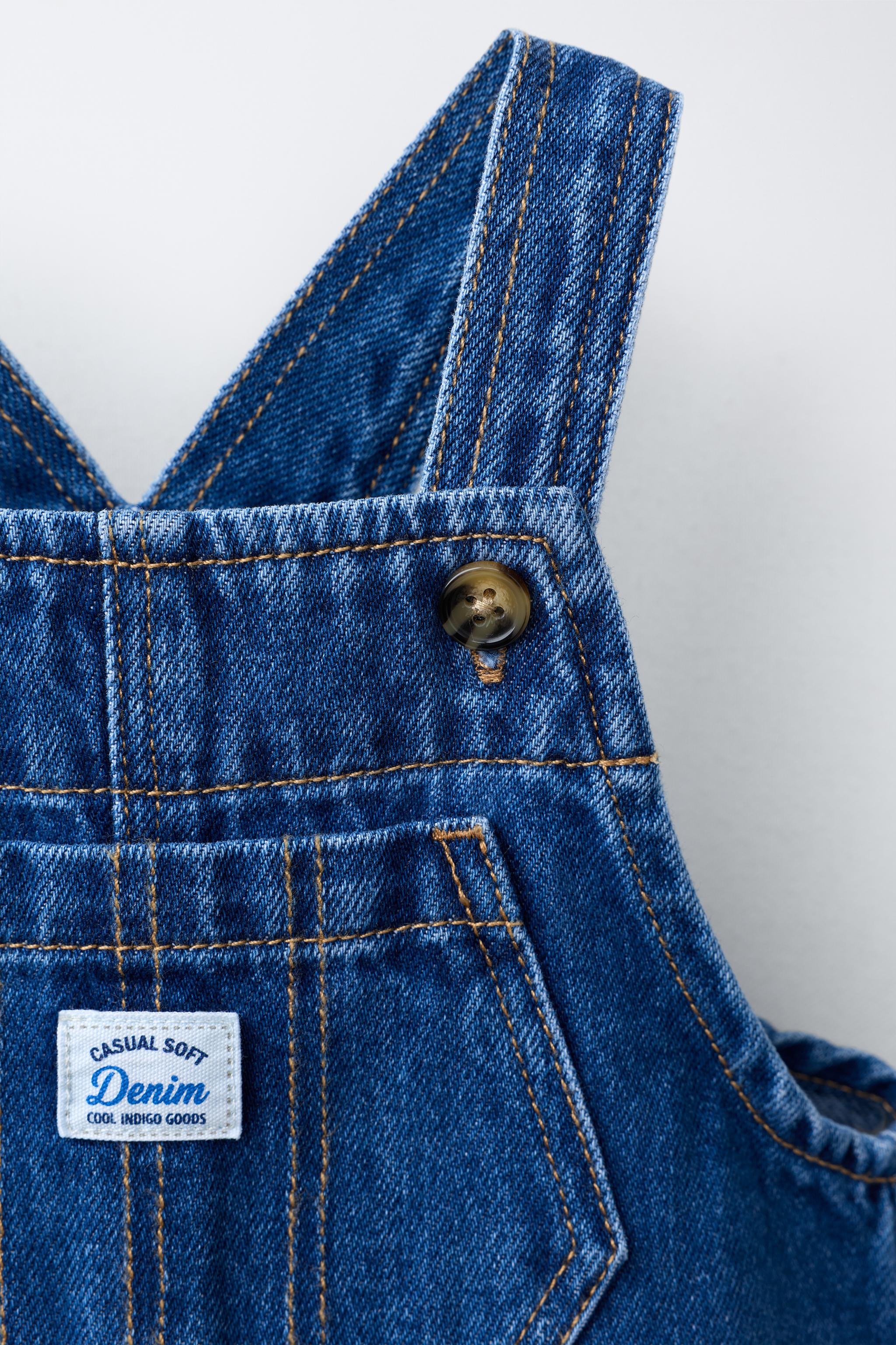 SALOPETTE LONGUE EN DENIM