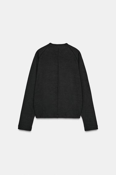 VESTE FERMETURE ÉCLAIR - Gris foncé de Zara - Image 6