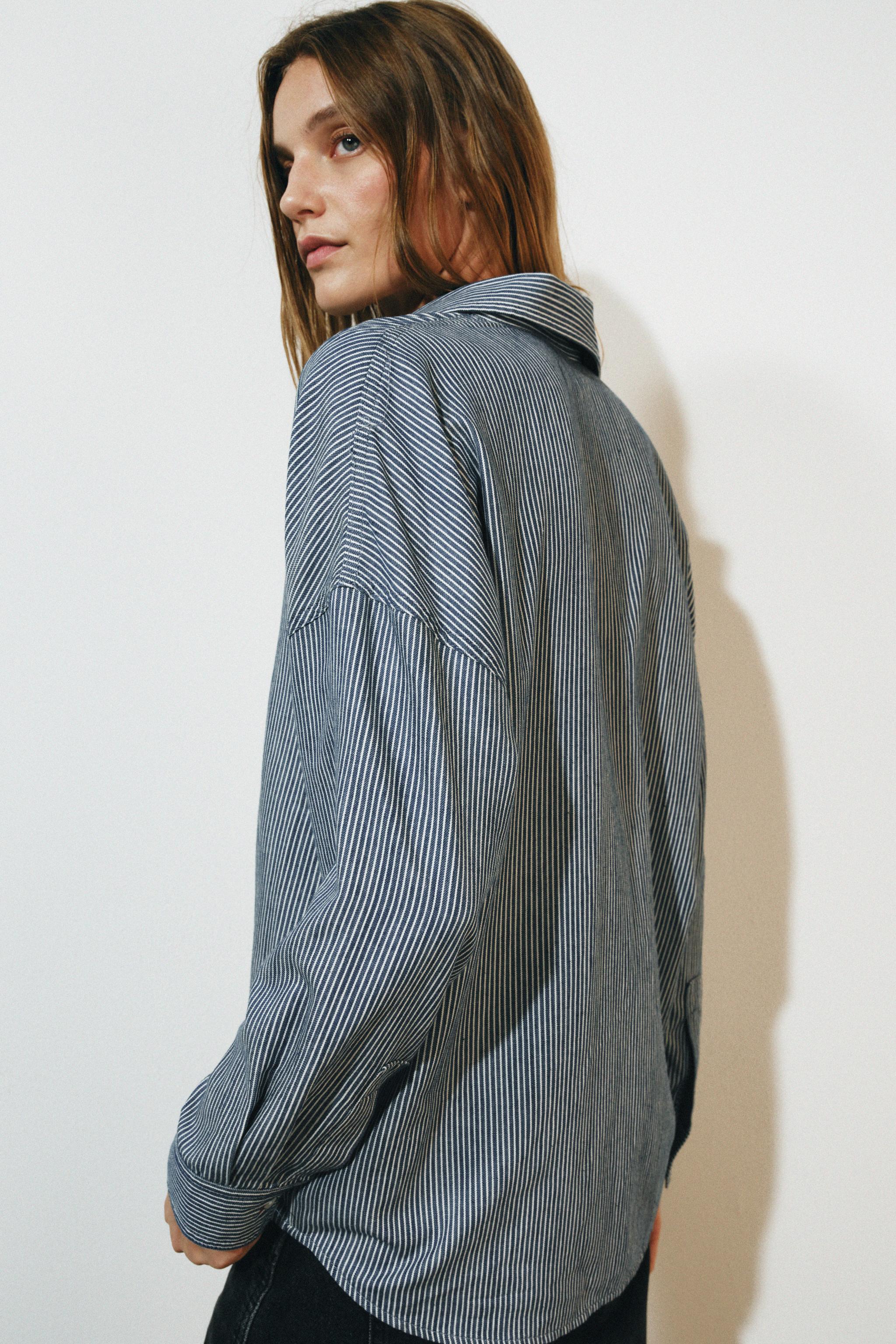 ZW COLLECTION STRIPED SHIRT