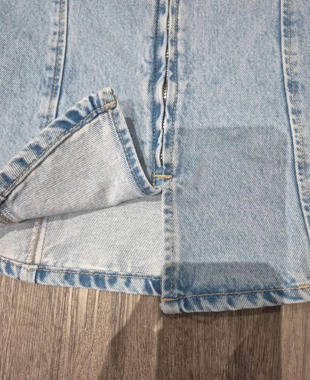 Z1975 DENIM BANDEAU TOP - Image 4