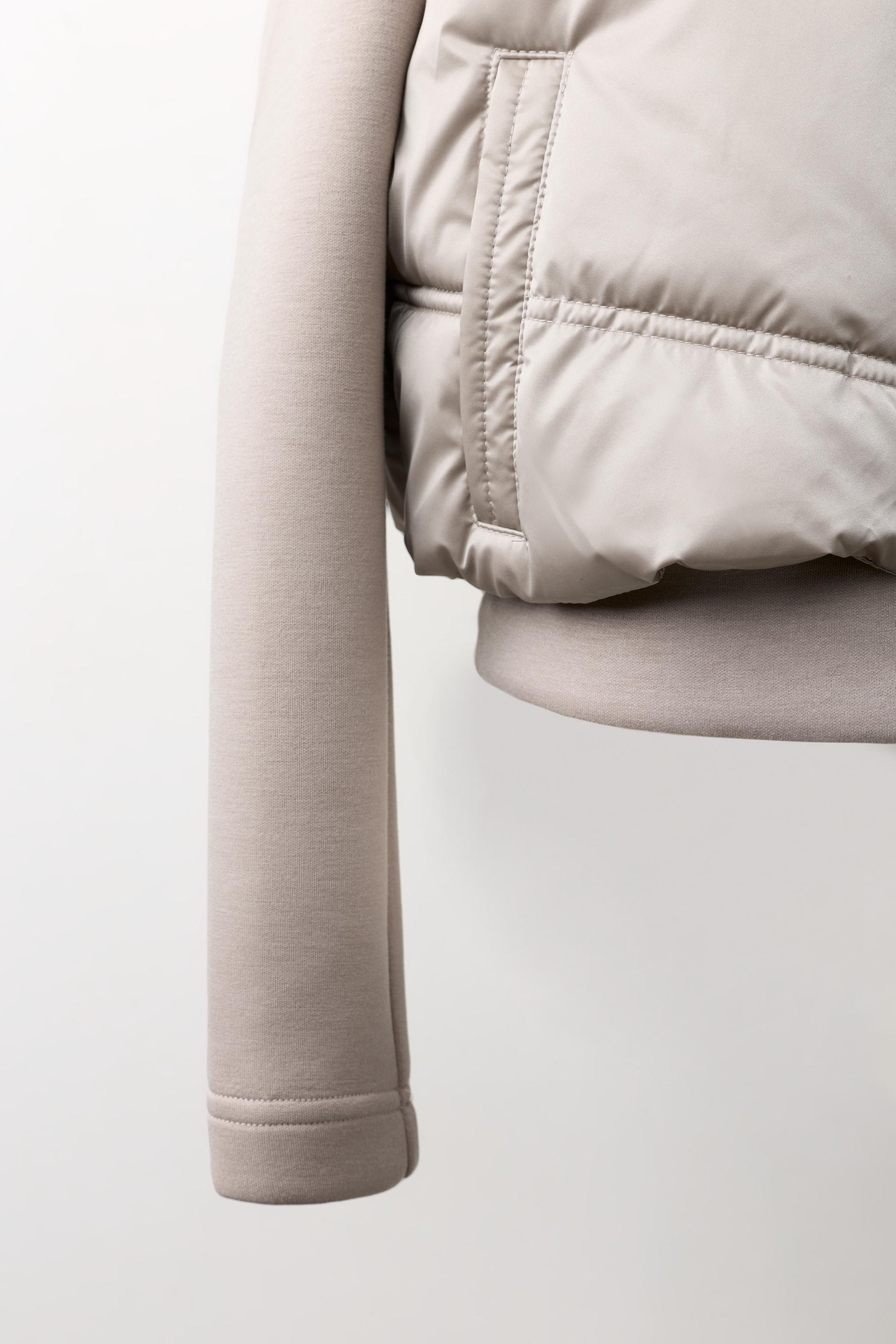 BLOUSON REMBOURRÉ BIMATIÈRE À CAPUCHE