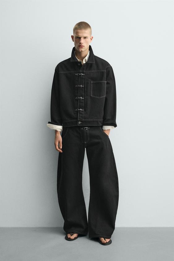 BOXY FIT FIREMAN CLASP JACKET from Zara - $119