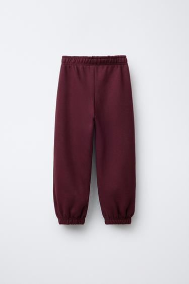 ENSEMBLE SWEAT-SHIRT ET PANTALON JOGGER - Bordeaux de Zara - Image 4
