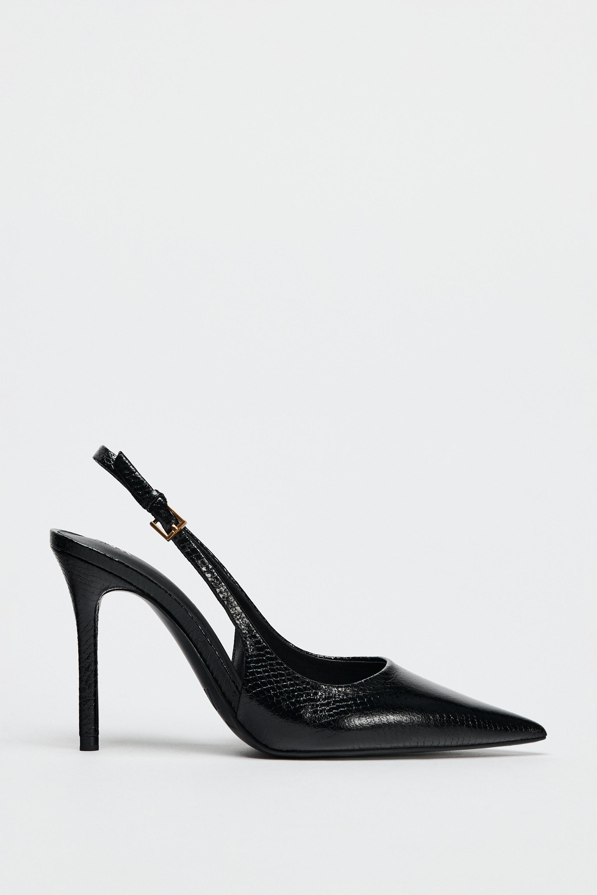 【ZARA】レリーフ加工ハイヒールシューズ 3203/510/800 ZARA】レリーフ加工ハイヒールシューズ 3203/510/800 (ZARA