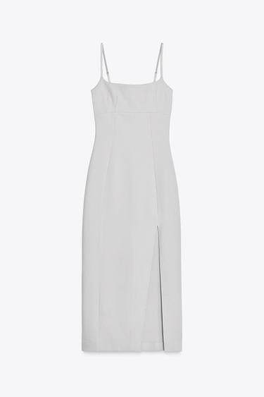 INTERLOCK STRAPPY DRESS - Ice by Zara