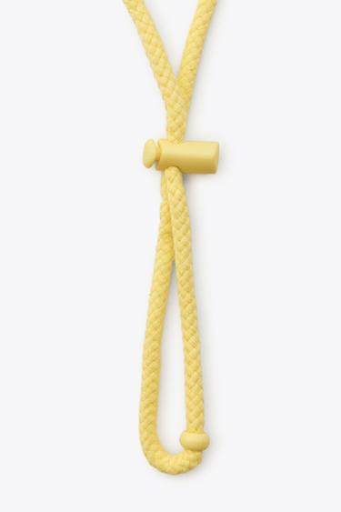 CHAPEAU BOB BRODERIES FLEURS - Jaune de Zara - Image 2
