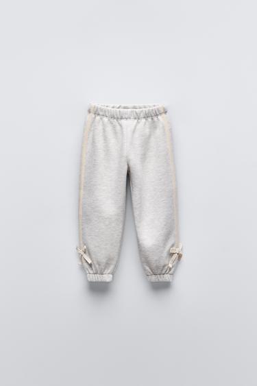 BOW JOGGERS - Grey marl by Zara - Image 0