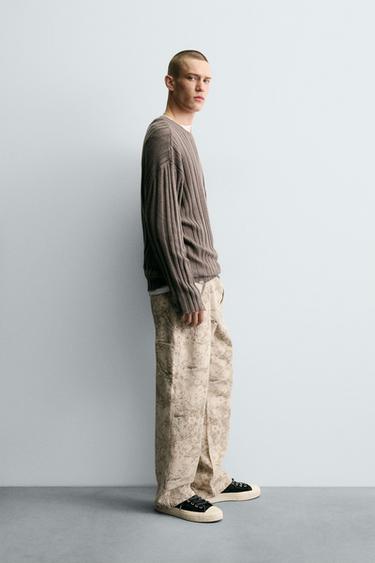 ABSTRACT PRINT CARPENTER TROUSERS - 026 by Zara - Image 3
