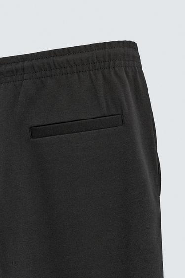 EASY CARE JOGGER WAIST TROUSERS - Black by Zara