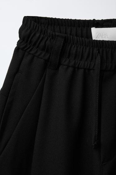 BAGGY TROUSERS WITH PLEATS - Black by Zara - Image 2