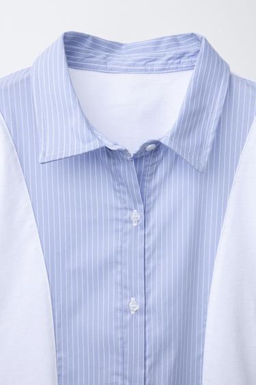 CONTRAST DRESS - Blue by Zara - Image 2