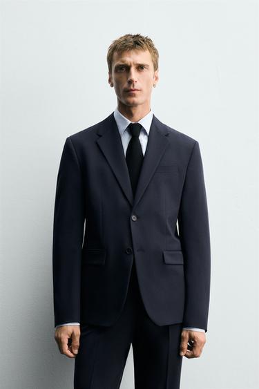 BLAZER კოსტიუმის კომფორტი - Zara-ს Navy blue