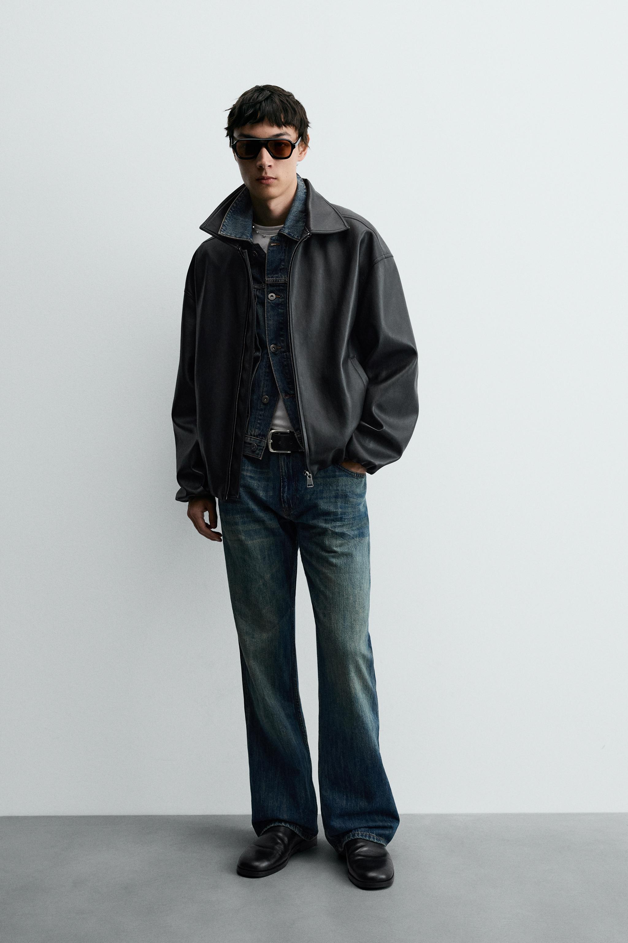 ZARA AMSTERDAD EDITION ライダース デニム ジャケット S ZARA AMSTERDAD EDITION ライダース デニム ジャケット