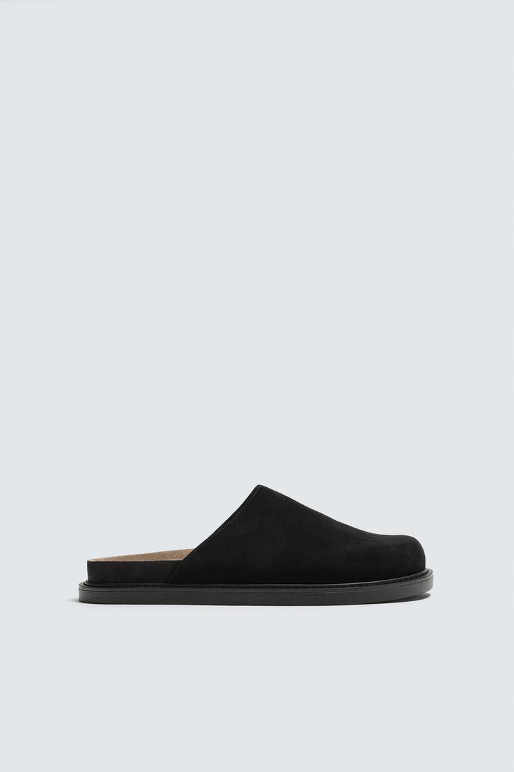 ZARA LEATHER CLOGS