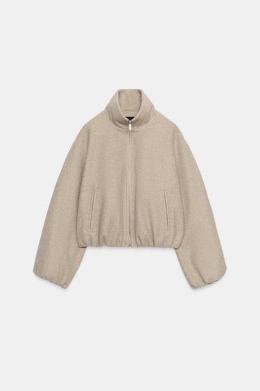 BLOUSON BOMBER SOFT - Beige de Zara - Image 3