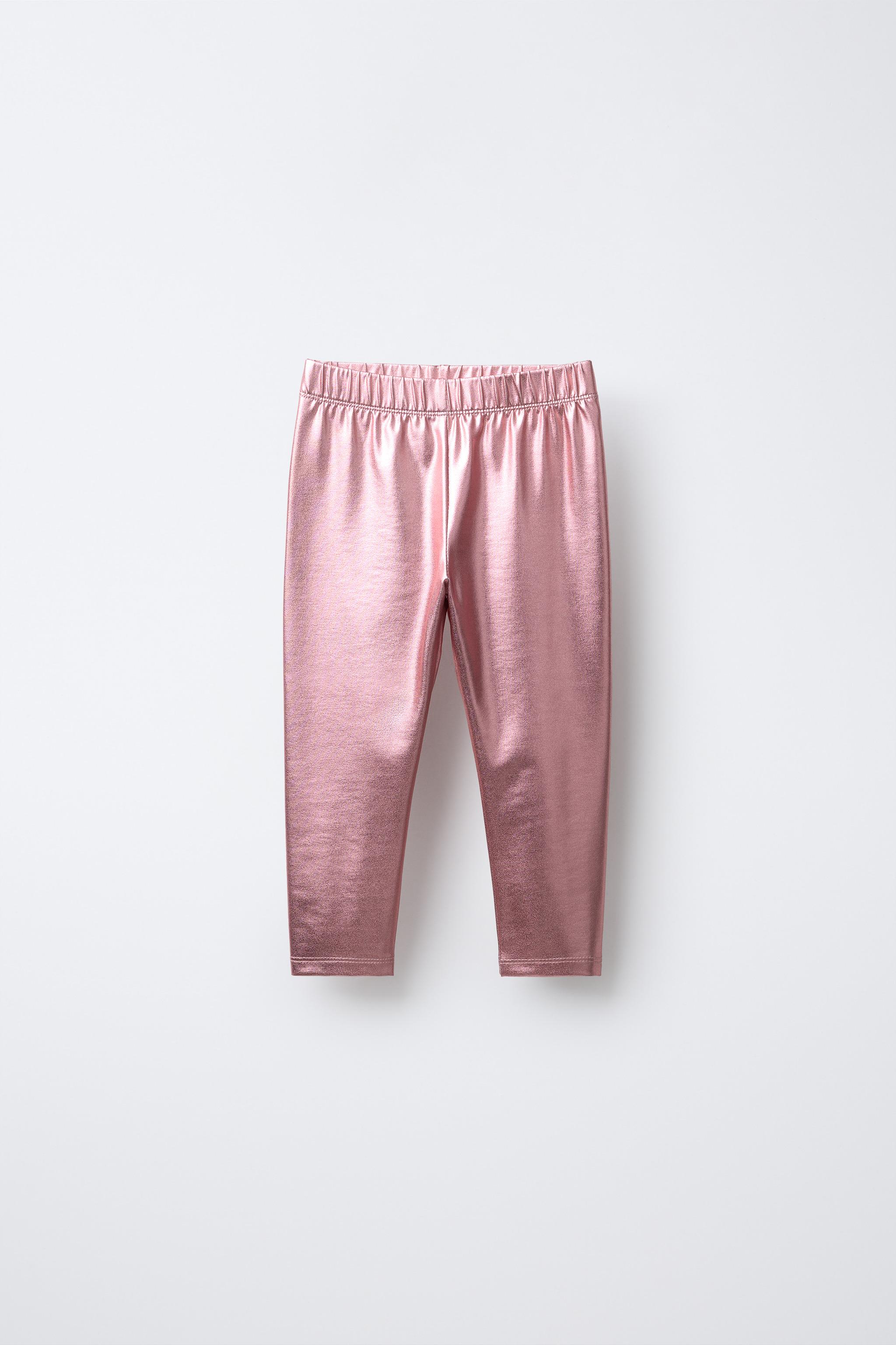 METALLIC EFFECT LEGGINGS
